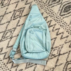 VERA BRADLEY mint one strap backpack